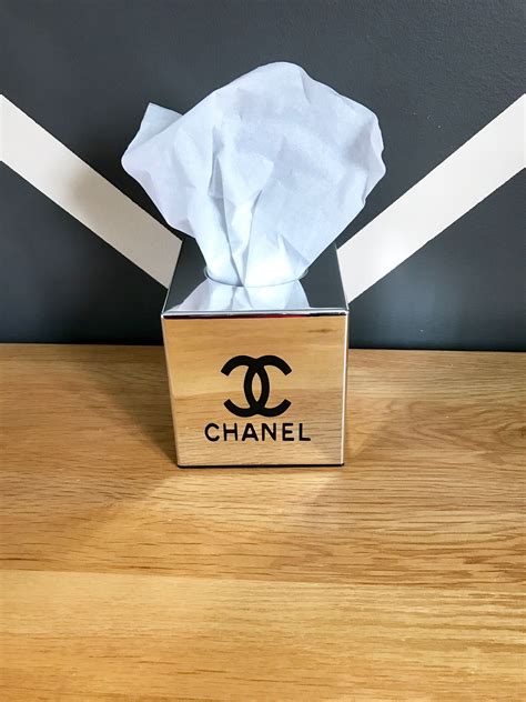 replica chanel tissue box|chanel perfume gift wrapped.